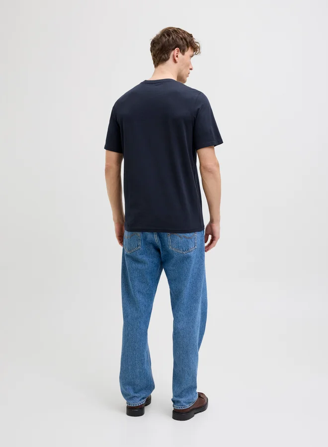 JACK & JONES Slogan Print Crew Neck T-Shirt