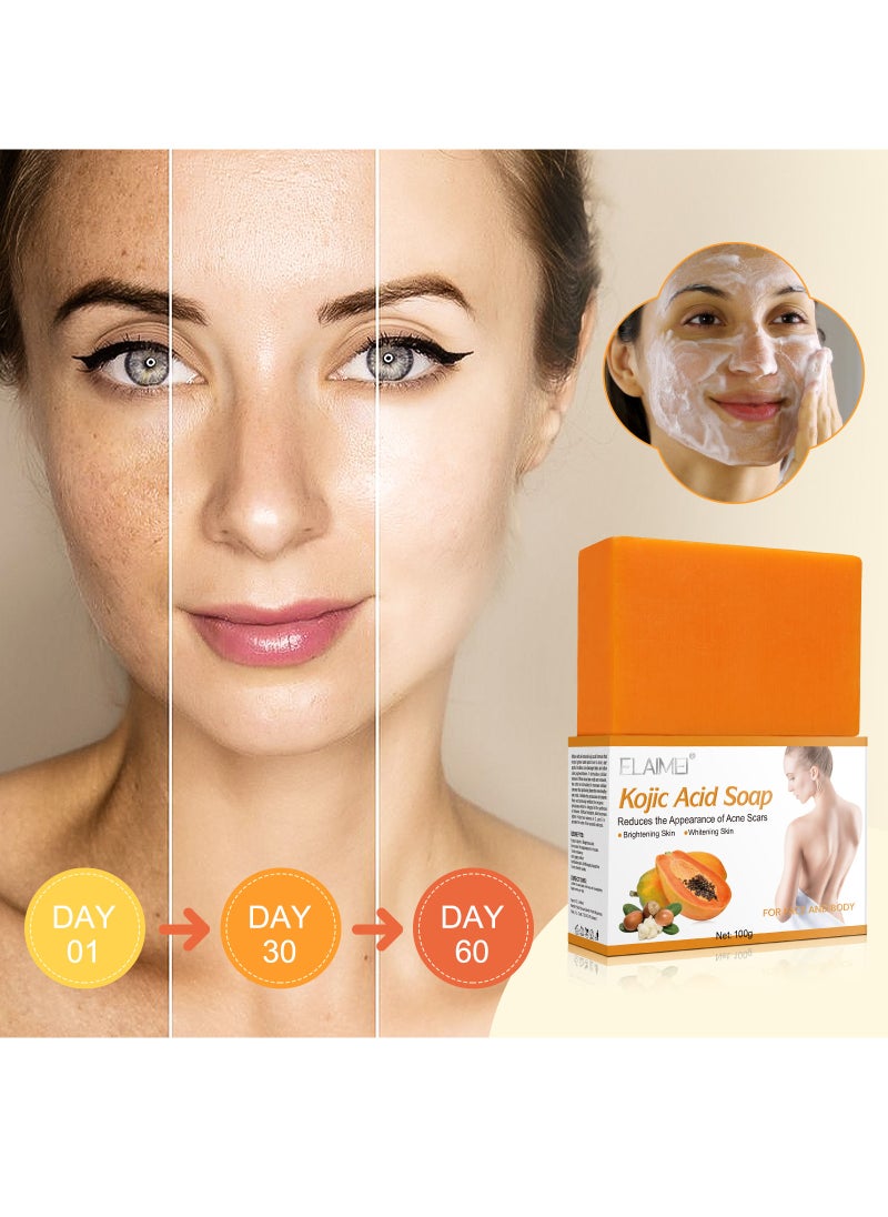 Kojic Acid Soap For Face and Body 100g