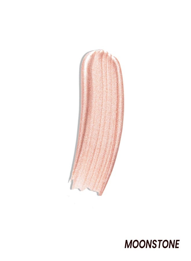 LAMIOR Face Dew Strobe Highlighter – Moonstone | Dewy-Radiant, Buildable Liquid Highlighter | Long-Wearing Mirror Shine & Electric Glow | Skincare-Infused with Ceramides, Hyaluronic Acid, Niacinamide - Image 2