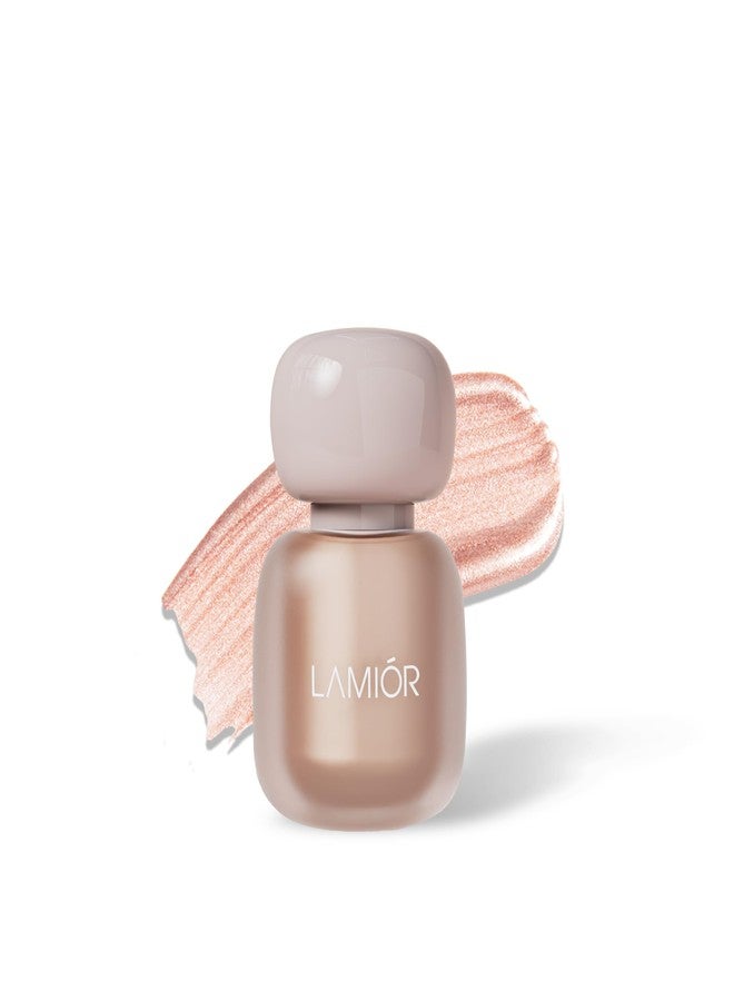 LAMIOR Face Dew Strobe Highlighter – Moonstone | Dewy-Radiant, Buildable Liquid Highlighter | Long-Wearing Mirror Shine & Electric Glow | Skincare-Infused with Ceramides, Hyaluronic Acid, Niacinamide - Image 1