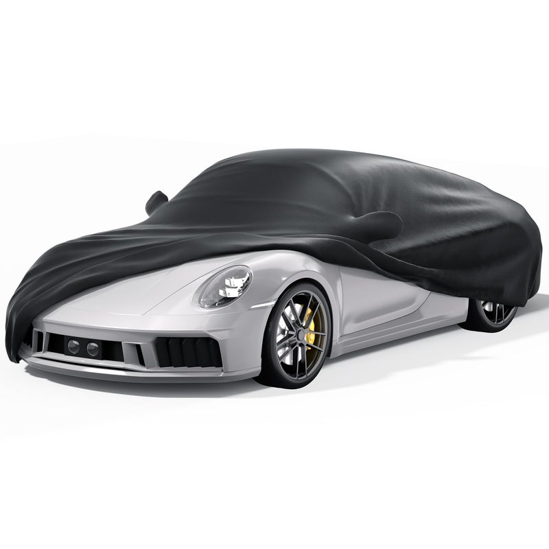 JOYTUTUS Indoor Car Cover Compatible with 19992025 Porsche 911 718 Not for High Wing Soft Stretch Satin Material Dust Protection
