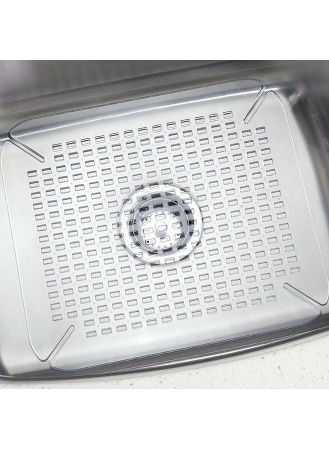 InterDesign Counter Clear Sink Mat White 59060ES  - Image 3