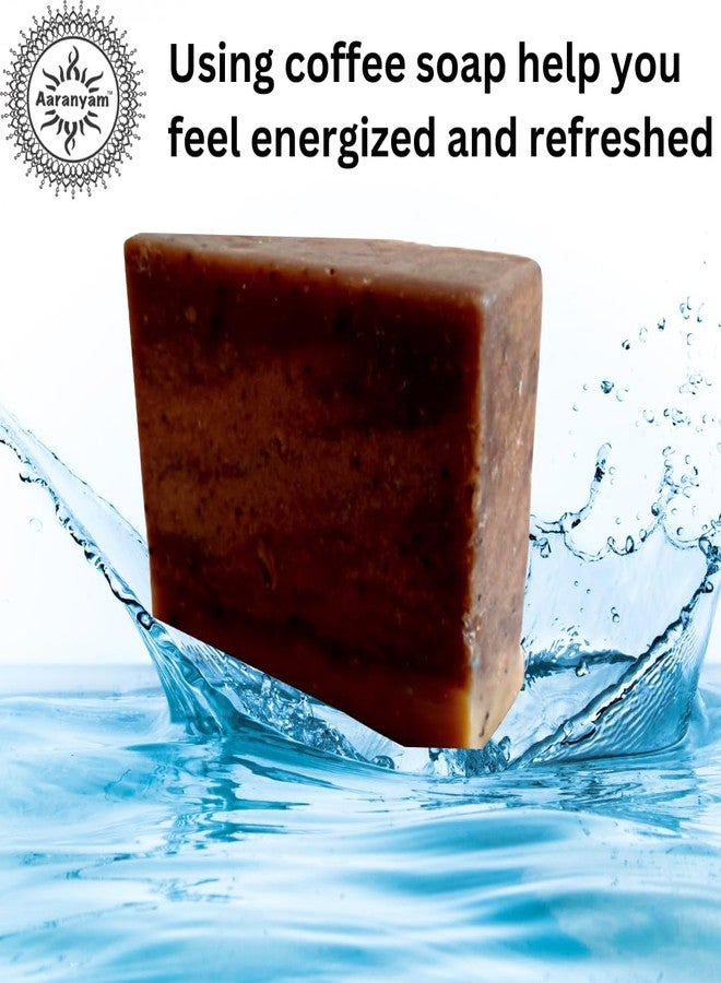 Aaranyam Exfoliating Coffee Handmade Soap (pack of 5 x 100 gms with Refreshing Aroma for Perfectly Clean, Brightening Skin - Image 2