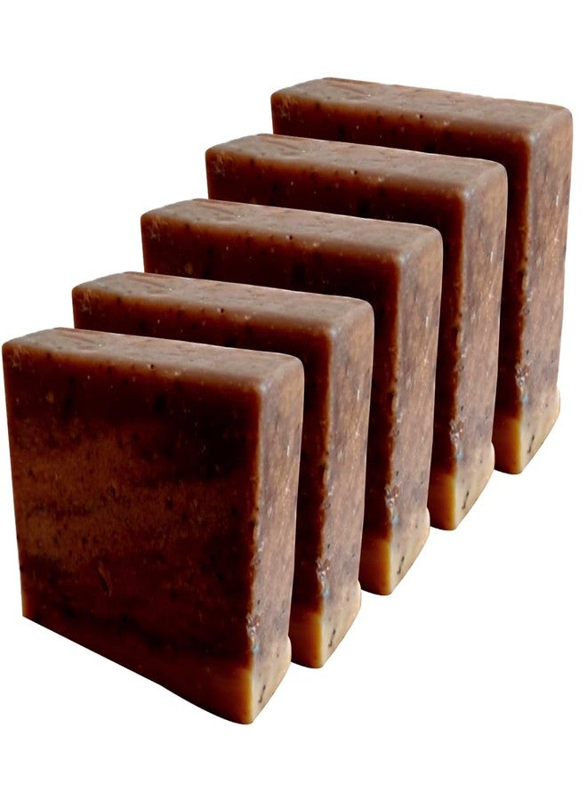 Aaranyam Exfoliating Coffee Handmade Soap (pack of 5 x 100 gms with Refreshing Aroma for Perfectly Clean, Brightening Skin - Image 1