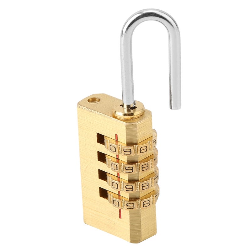 Luggage Padlock Resettable Digital lock Mini 4 Digits Number Password Copper Code Lock - Image 5