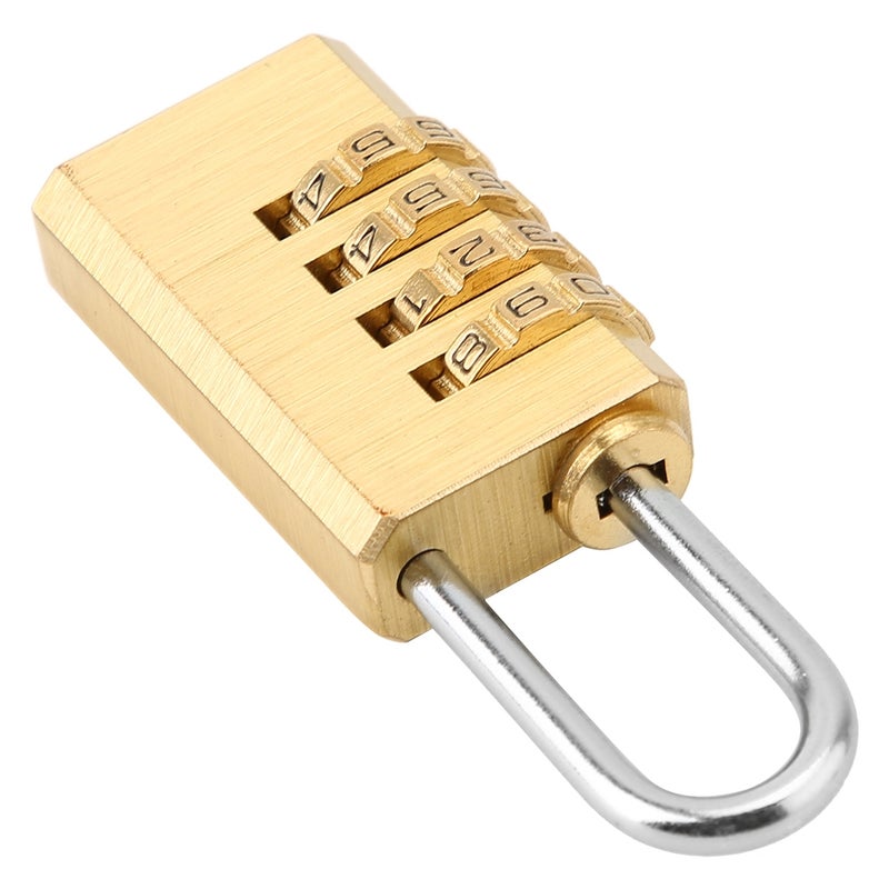 Luggage Padlock Resettable Digital lock Mini 4 Digits Number Password Copper Code Lock - Image 2
