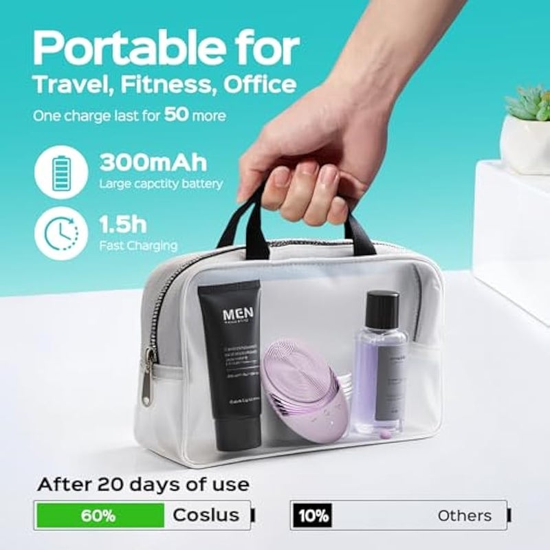 Face Scrubber for Men (Purple) - Image 5