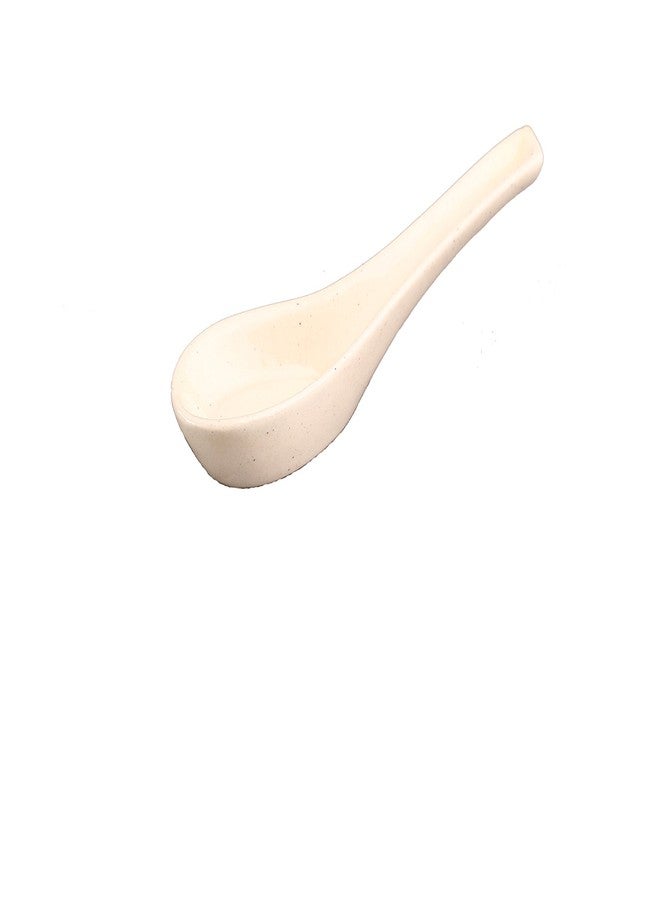 كافيين وعاء حساء مصنوع يدويًا من السيراميك مزين بطبعة زهور مع ملعقة - Image 4