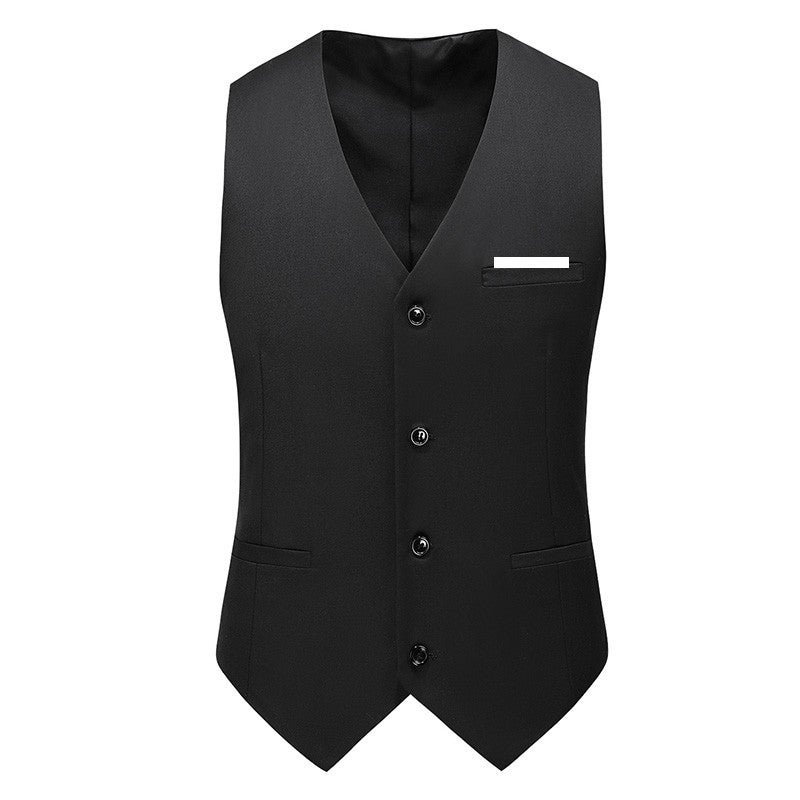 Men''s Suit Vest plus size Fashion Foreign Trade Suit Inner Vest Single-piece Vest Men''s Fashion - Image 1