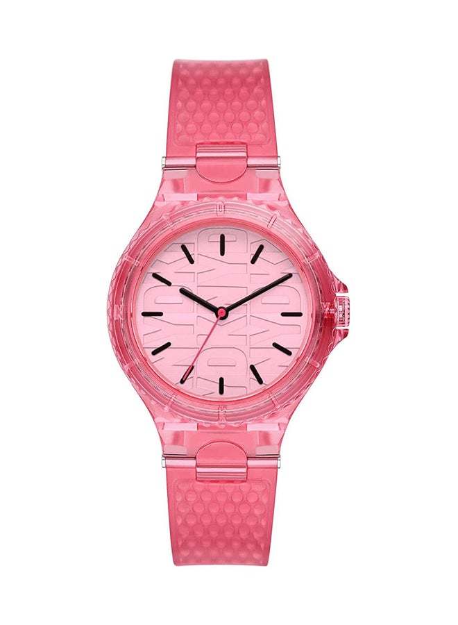 DKNY Women's Analog Round Shape Silicone Wrist Watch NY6643 - 36 Mm - Image 1