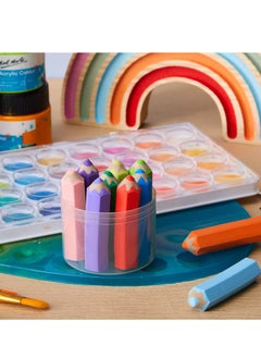 Y&D 20 Pcs Eraser for Kids Pencil Shaped Erasers Rainbow Colored School Classroom Office Prize Gifts(Random color）  - Image 4