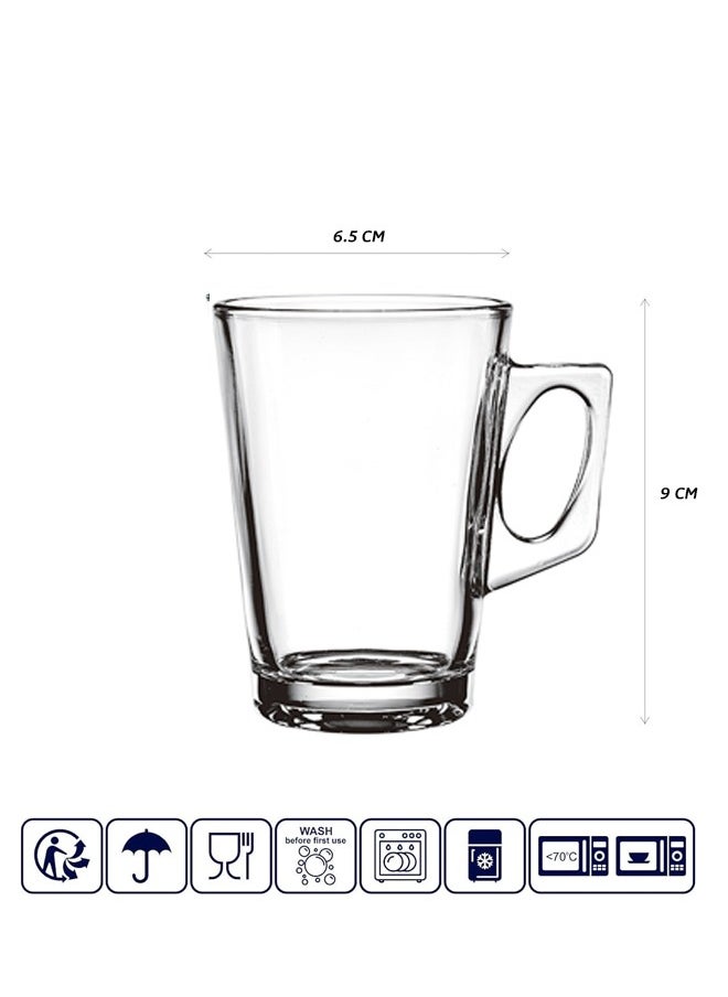 Blinkmax - 6-Piece Tea Cup Set Clear - Image 1