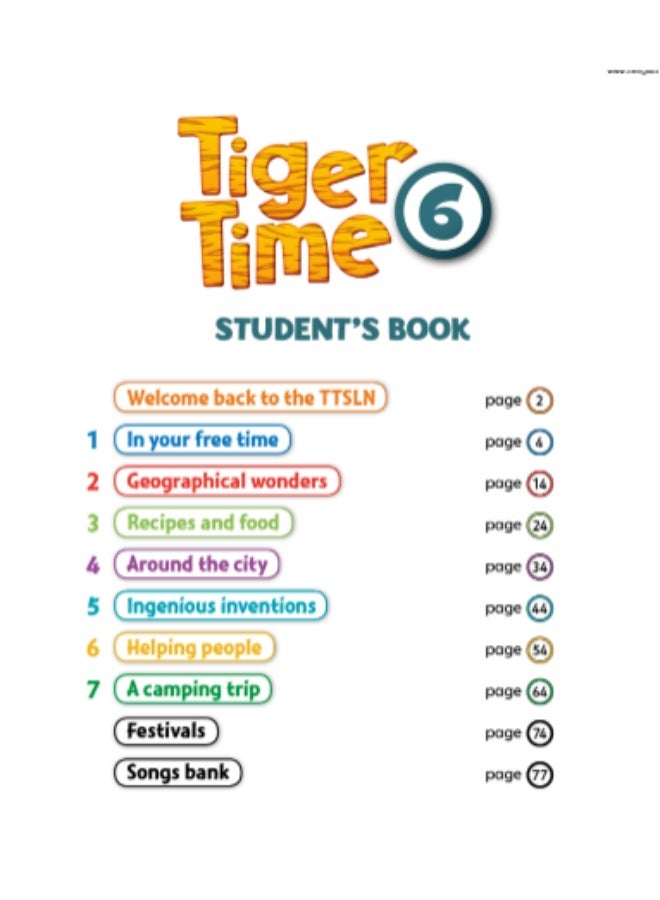 Macmillan Tiger Time -  English Course for Schools -level 6_students_book - Image 2