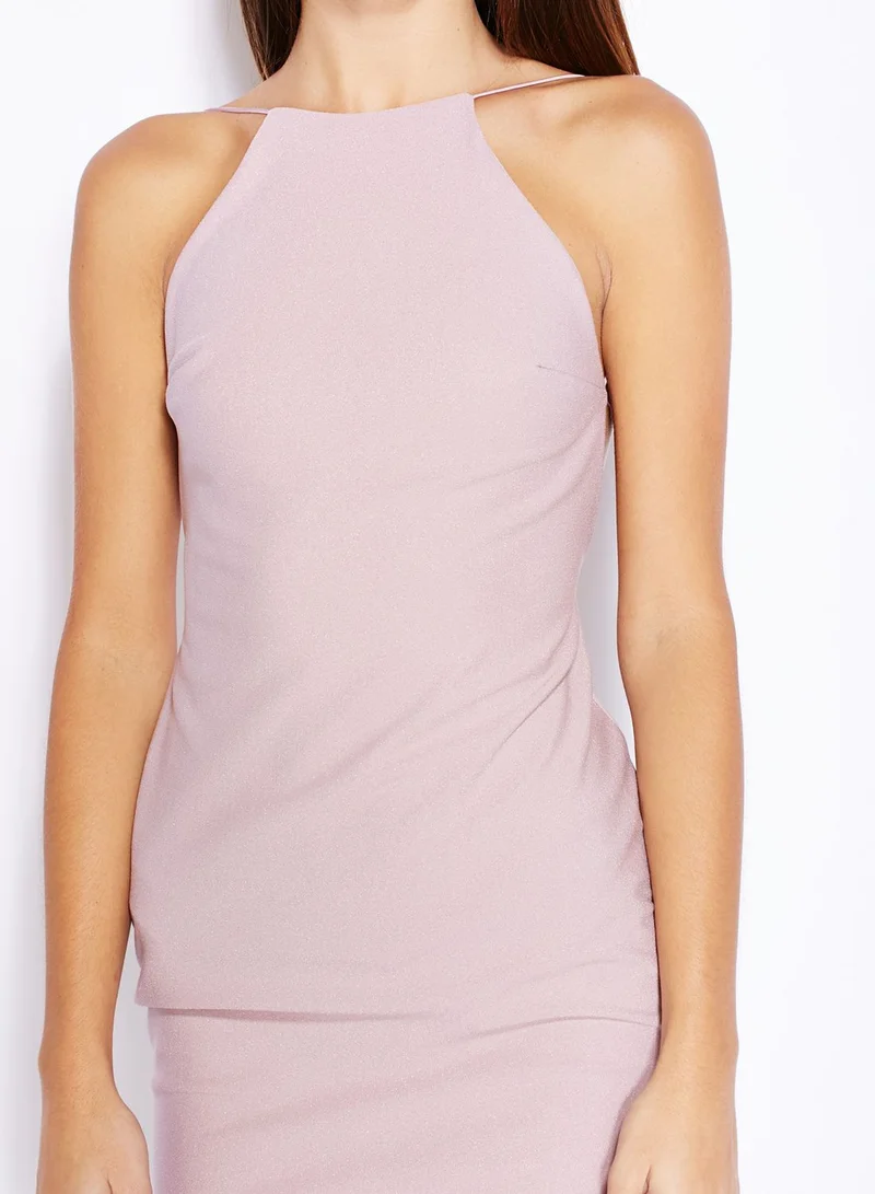 Ginger Crochet Strap Open Back Dress