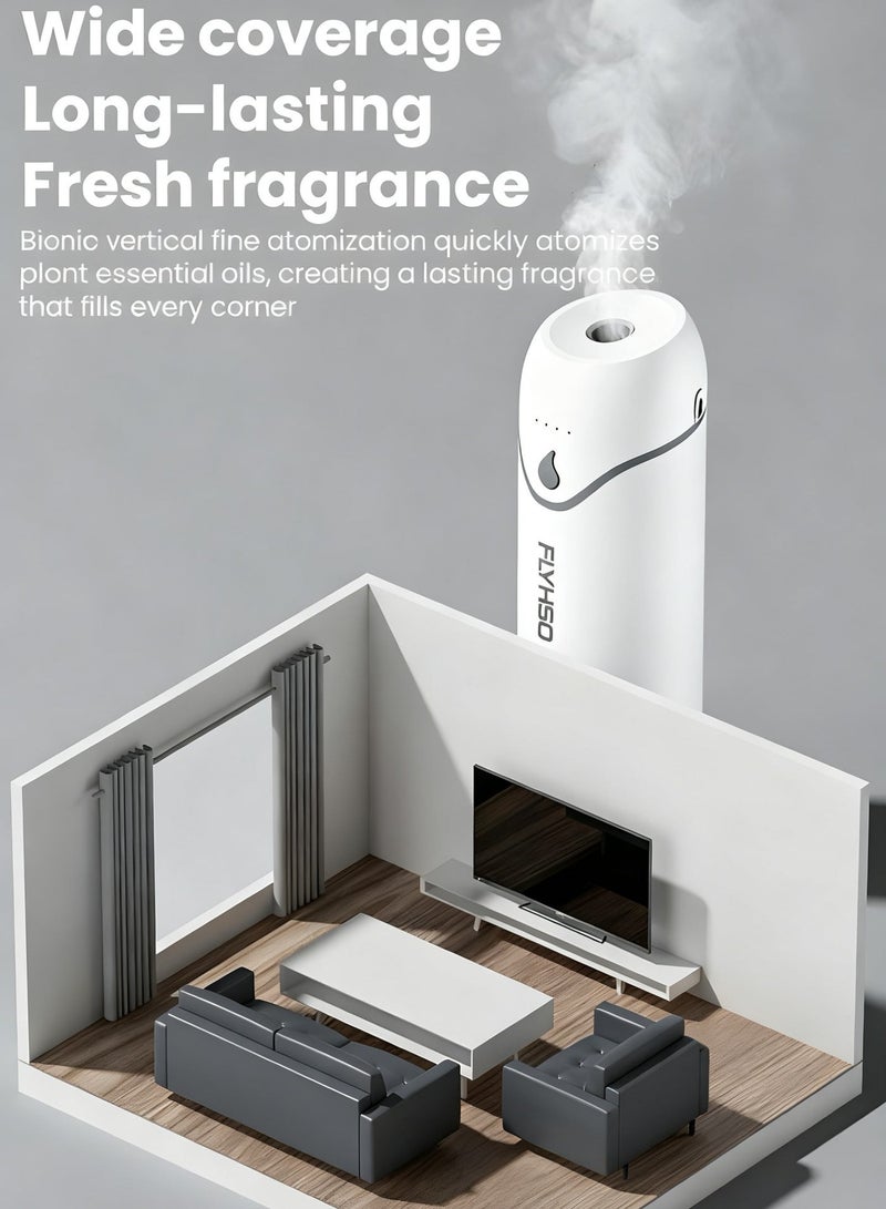 2-in-1 USB Mini Humidifier & Essential Oil Diffuser Portable Silent Cool Mist Aroma Machine with Auto-Off for Home, Bedroom & Office - Image 2