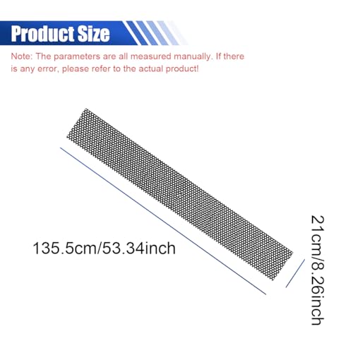 YoRise Car Windshield Banner Sticker Decal, Waterproof Vinyl Auto Front Window Tint Strip, Universal Vehicle Exterior Windscreen Sun Visor Decoration Sticker for Trucks, SUVs, Cars(Honeycomb) - Image 2