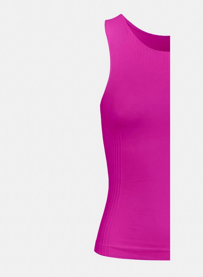 Silvy Lycra La Mella Sleeveless Round Neck Top For Women - Image 2