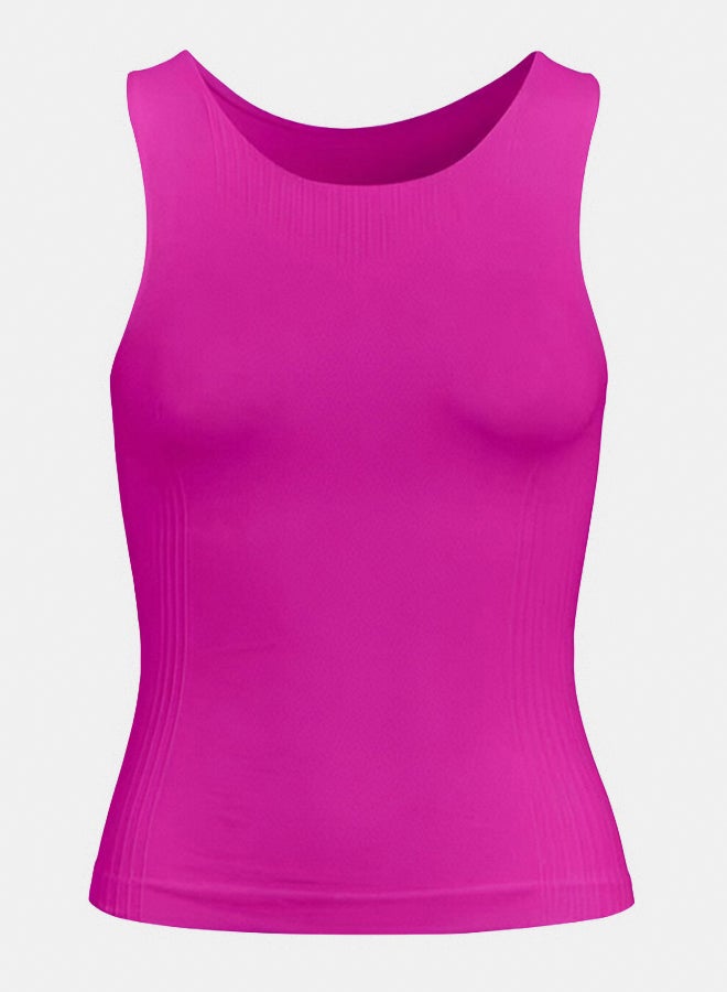 Silvy Lycra La Mella Sleeveless Round Neck Top For Women - Image 1