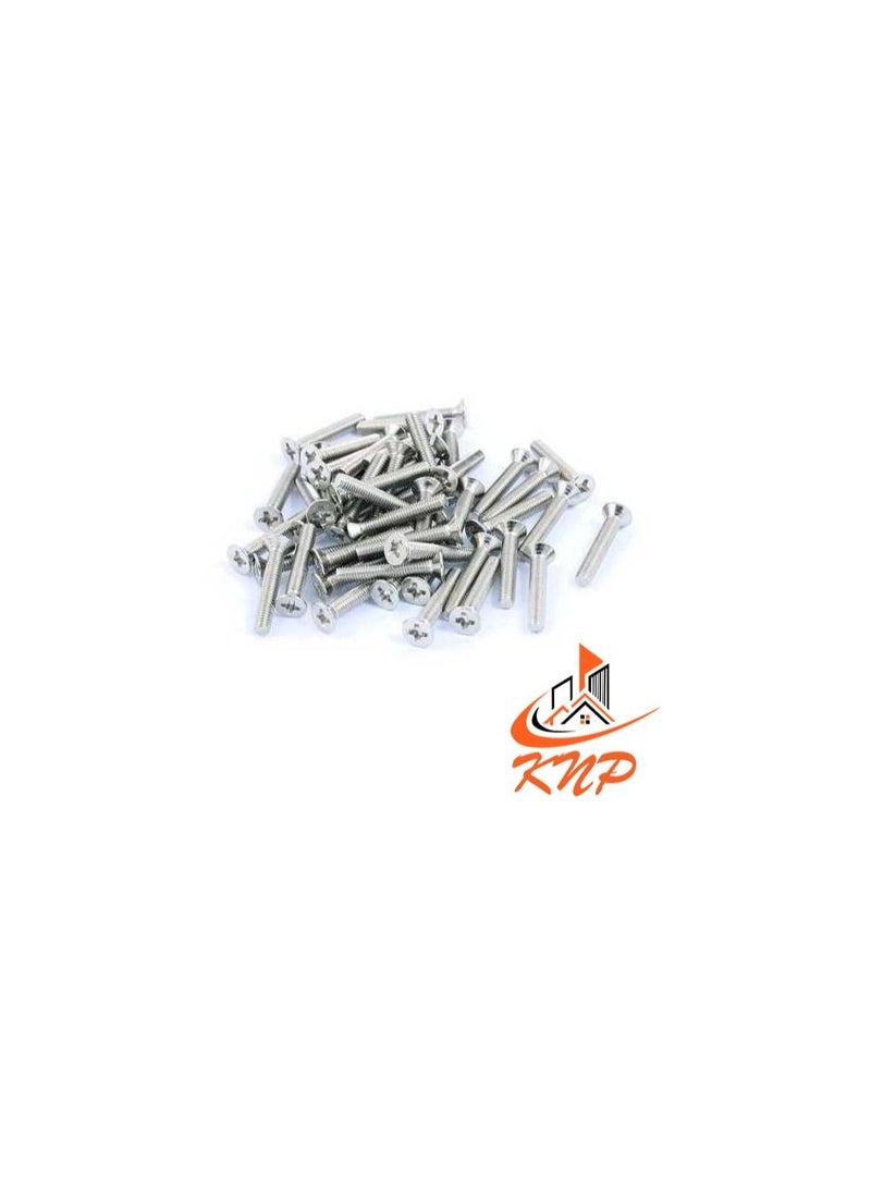 KNP KNP Countersunk Machine Screws - Pack of 200 (M4 x 25mm) - Image 3