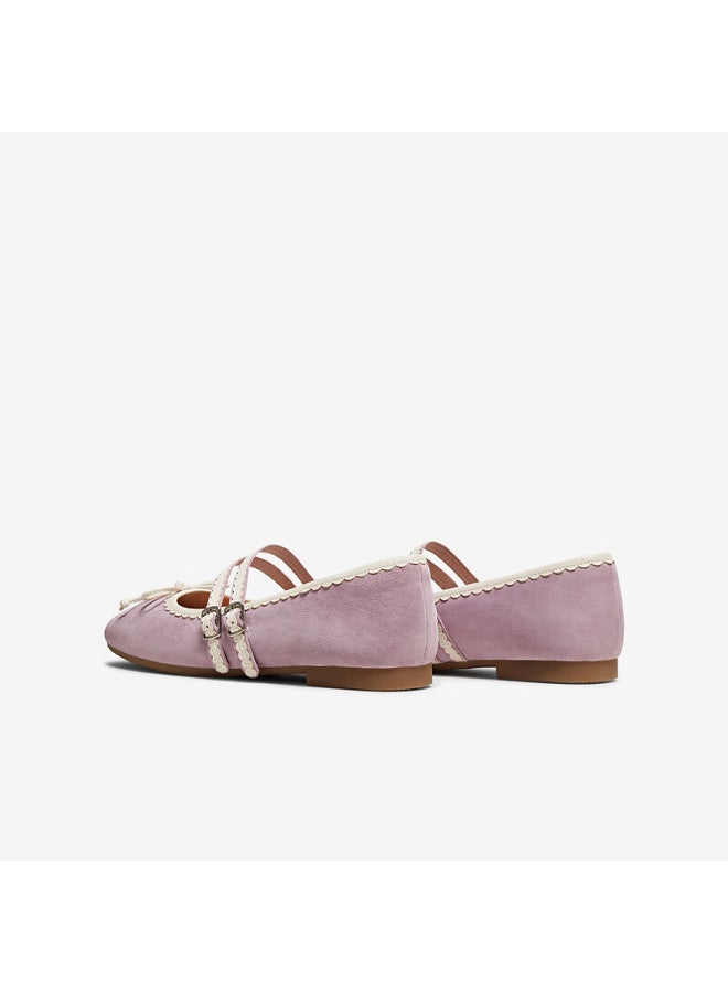 Tata Spring Women's Casual Mary Jane Shoes Y8gb4aq6 Purple Pink/off-white Size 37 - Image 2