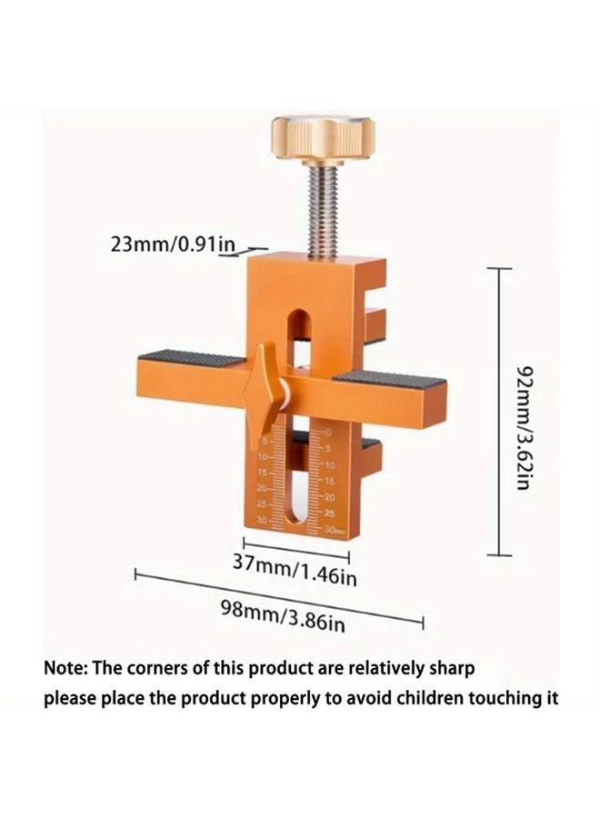 Upgrade Cabinet Door Installation Positioner Heavy Duty Aluminum Jig Ergonomic Handle - Image 4