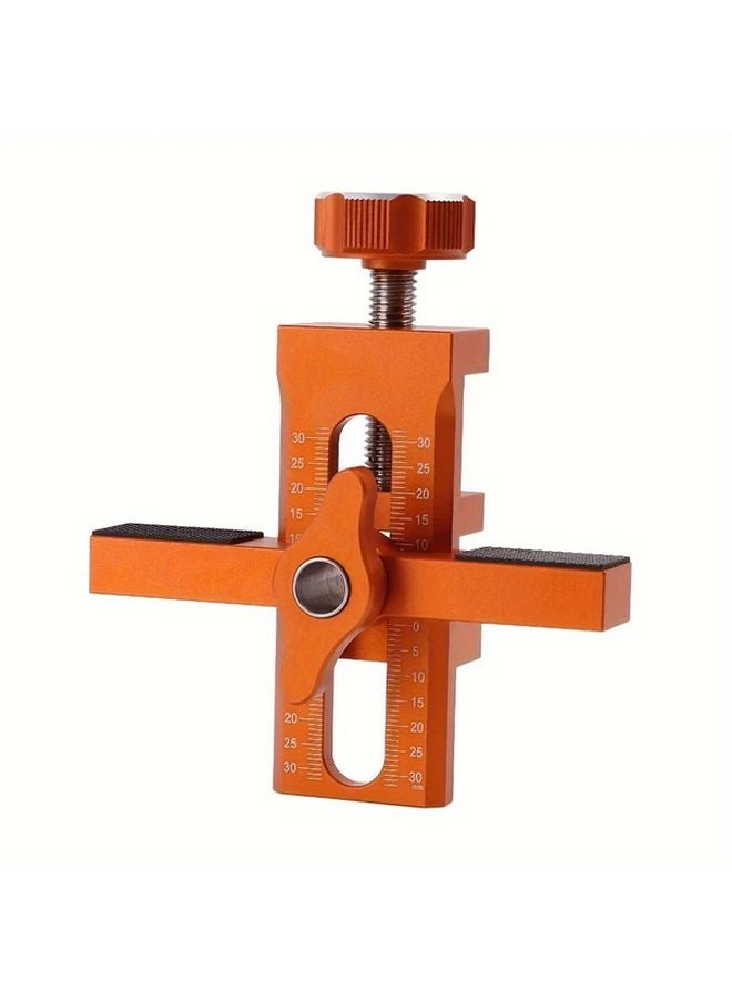 Upgrade Cabinet Door Installation Positioner Heavy Duty Aluminum Jig Ergonomic Handle - Image 1