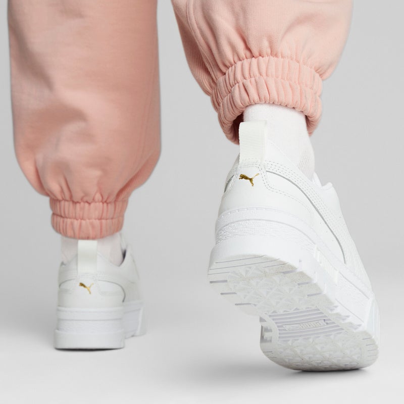 PUMA Mayze Classic Womens White Sneakers - Image 3