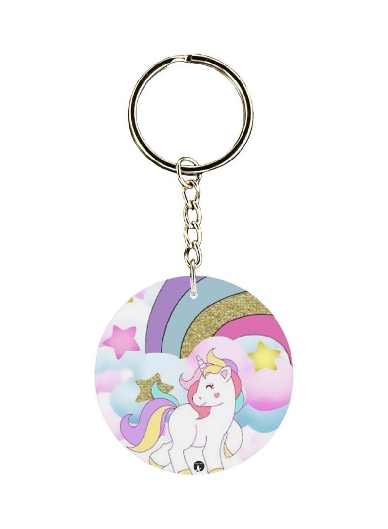 RKN Unicorn Printed Keychain