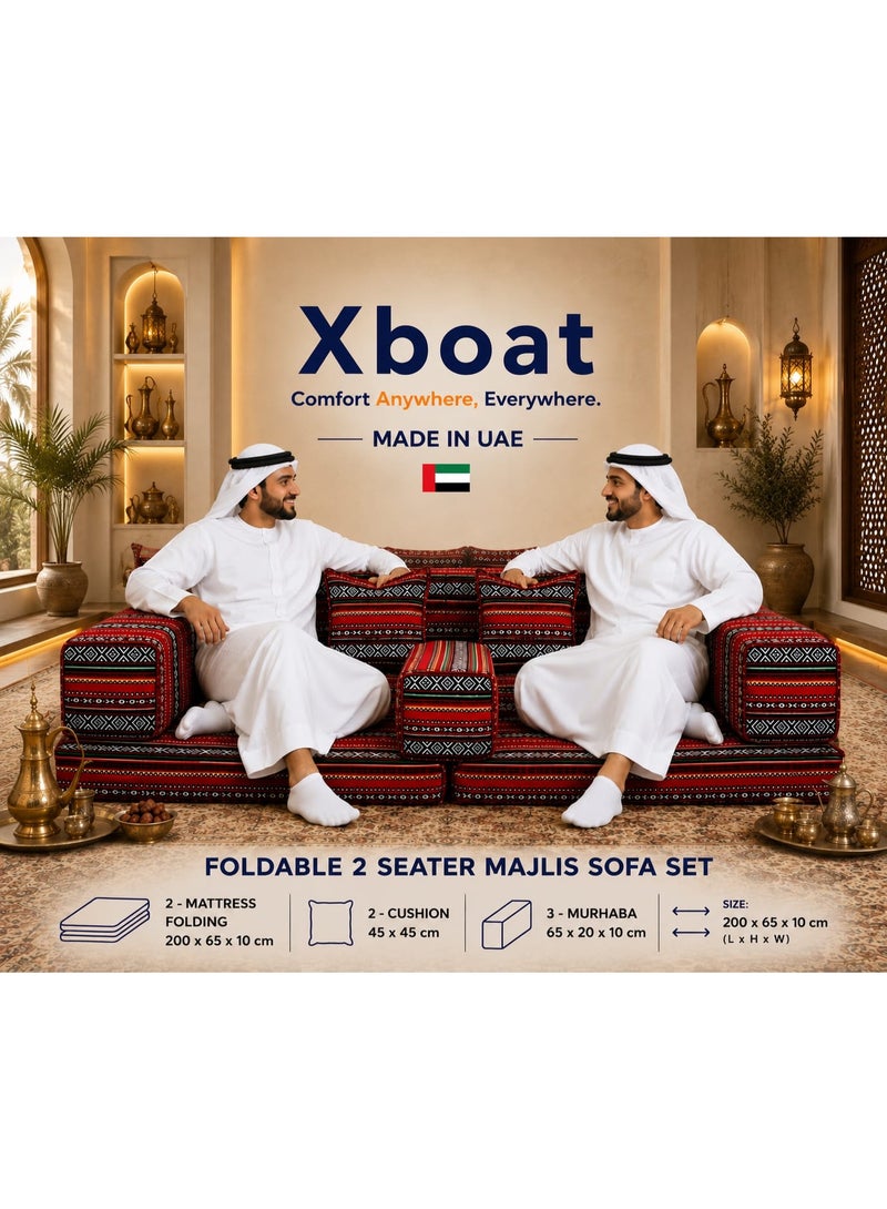 Xboat Arabic 7 Piece Majlis Floor Sofa Set -1 new - Image 5