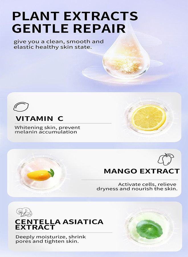 RtopR Vitamin C Facial Cleanser Improve Skin Water Shortage Condition Clean The Skin Comfortable And Not Tight Make Skin Clean - Image 4