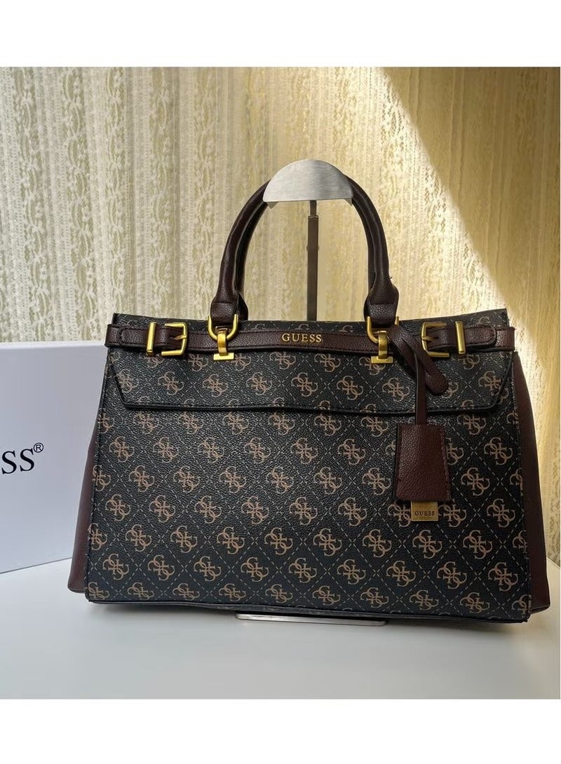 GUESS Fashionable And Simple Tote Cross-body Shoulder Bag Handbag 36.5*13*24cm 