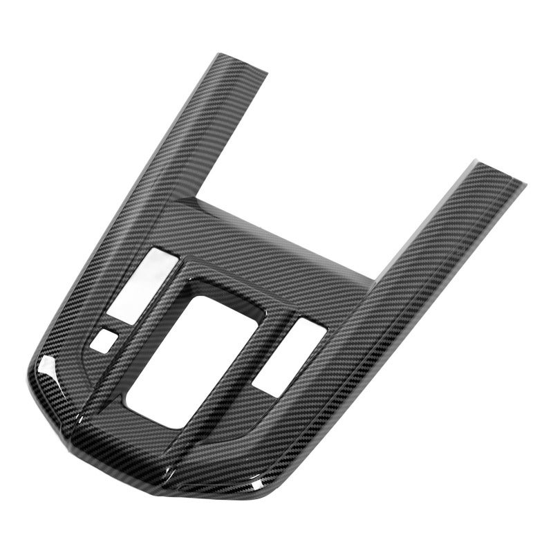 Gear Shift Panel Cover Trim Carbon Fiber Style for Isuzu D-MAX 2021 - Anticorrosion Car Interior Decor - Perfect Replacement - Image 3