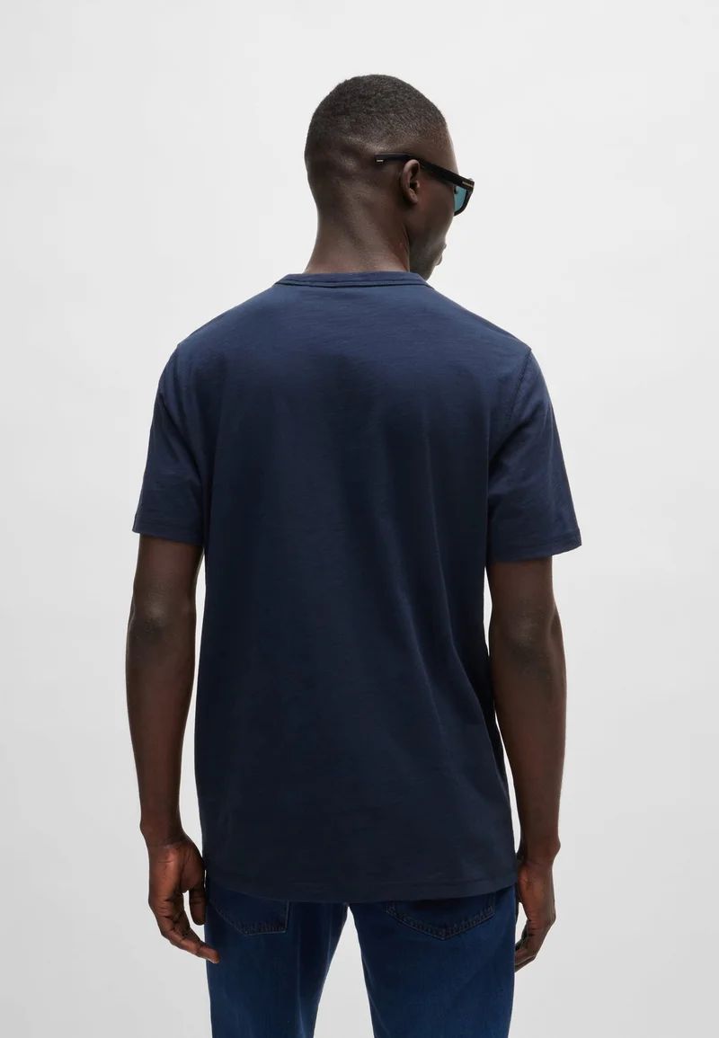BOSS Cotton-jersey T-shirt with logo detail