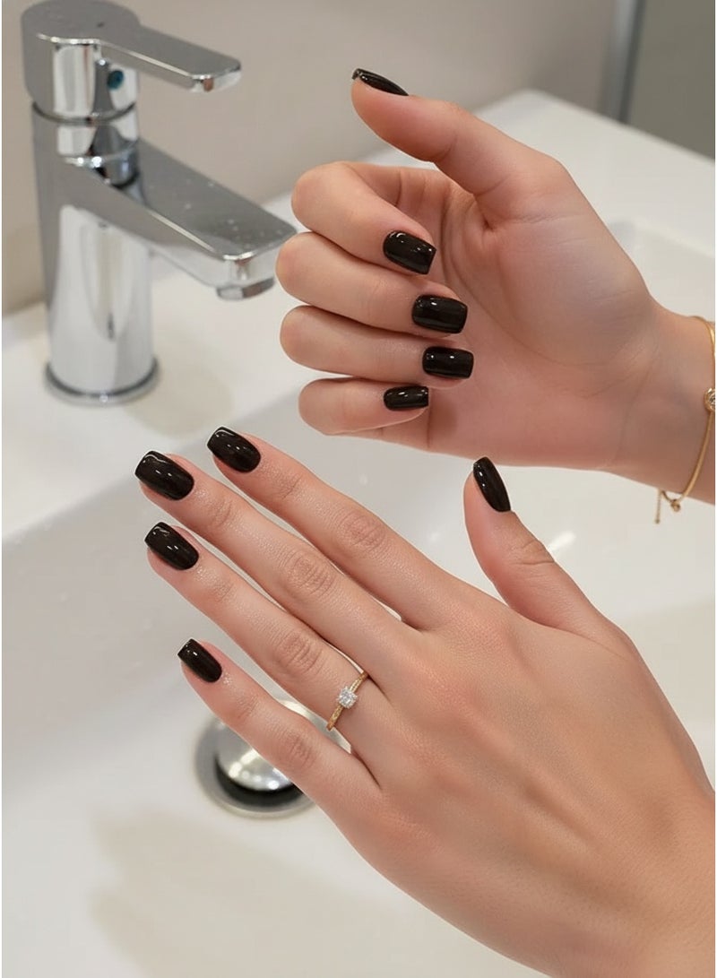 سنسيب نوع الأظافر: أظافر فرنسية ملصقة - حزمة جل ناعم، أظافر فرنسية مزيفة قصيرة، أظافر صالونية الجودة، أظافر ملصقة بسلاسة، أظافر ملصقة بالغراء للنساء، فن الأظافر، تزيين الأظافر. - Image 3