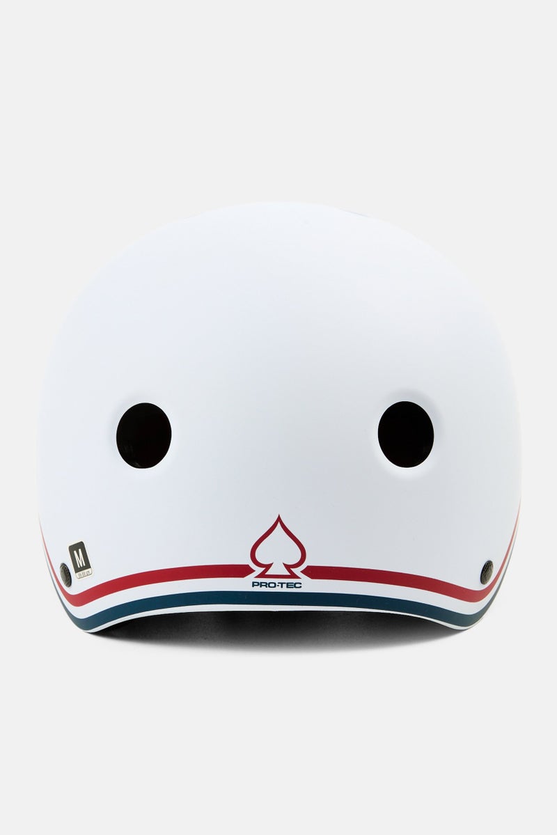 Pro-Tec Classic Cert Skate Boarding Helmet, White - Image 2