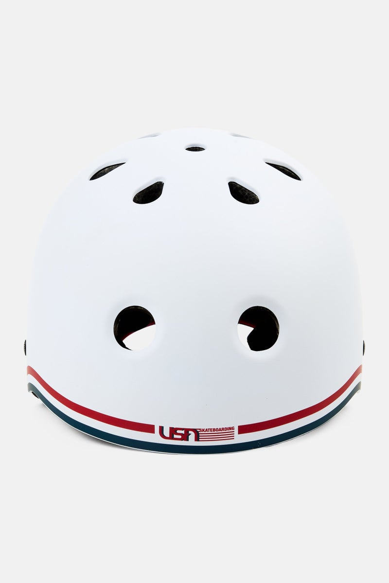 Pro-Tec Classic Cert Skate Boarding Helmet, White - Image 1