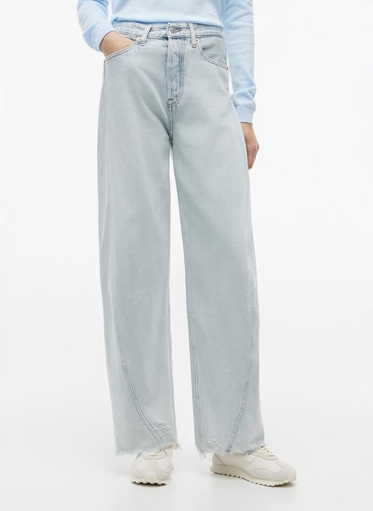 TOMMY JEANS Twisted Seam Mid Rise Barrel Jeans - Image 1