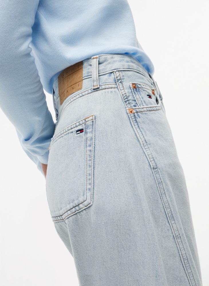 TOMMY JEANS Twisted Seam Mid Rise Barrel Jeans - Image 3