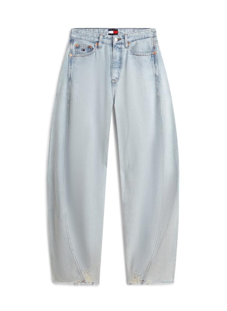 TOMMY JEANS Twisted Seam Mid Rise Barrel Jeans - Image 5