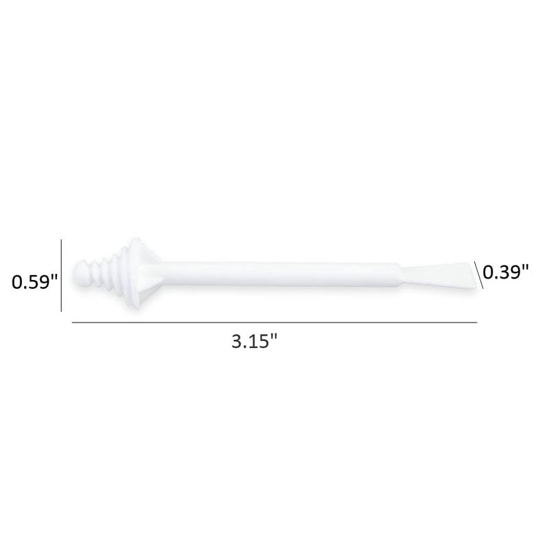 KOENWEENI 100 Packs Nose Wax Spatulas Small Waxing Applicator Sticks for Nostril Nasal Cleaning Ear Hairs Face Eyebrows Hair Removal - Image 4