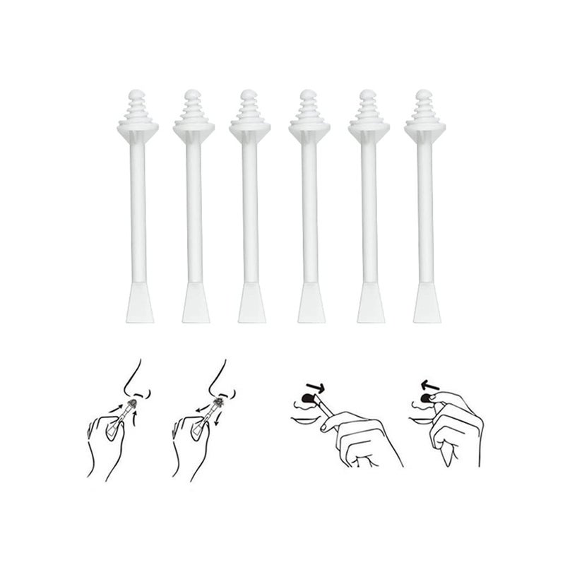KOENWEENI 100 Packs Nose Wax Spatulas Small Waxing Applicator Sticks for Nostril Nasal Cleaning Ear Hairs Face Eyebrows Hair Removal - Image 2