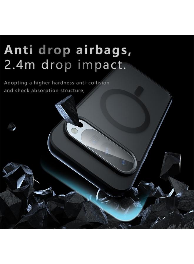 S-TOP Case For Google Pixel 9 / 9 Pro Armor MagSafe Precise Hole PC Hybrid TPU Phone Case - Image 4