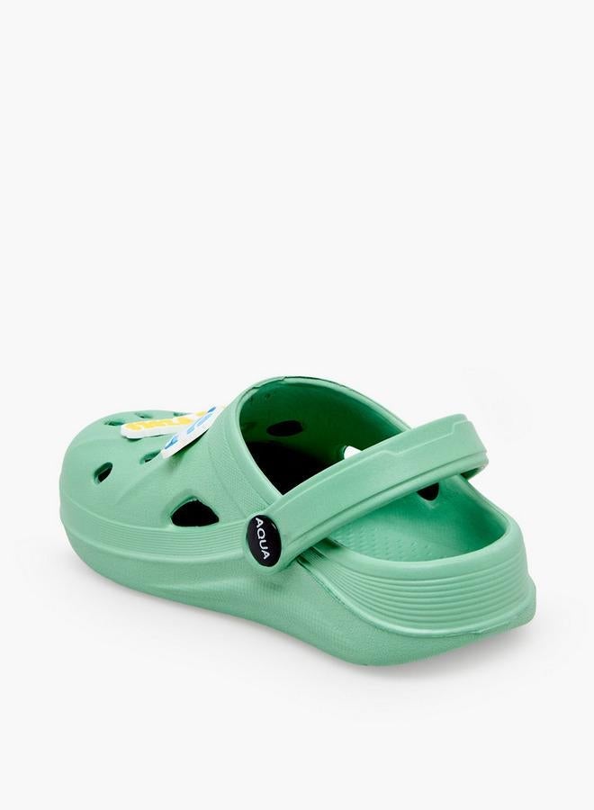 Aqua Boys Space Jibbitz Clogs - Image 5