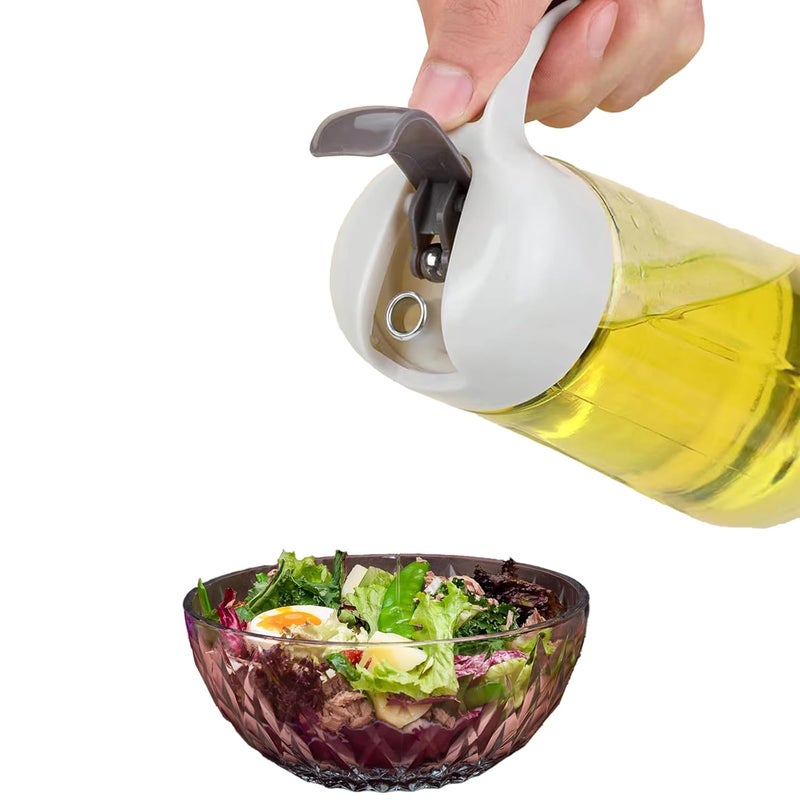 HISECOO Oil and Vinegar Dispenser Set Glass Oil Bottles with No Drip Spout630ml Olive Oil BottleIdeal Kitchen Oil Dispenser - Image 1
