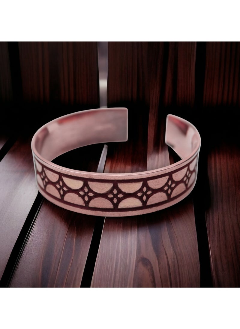 JC jimmycom Red Copper Bracelet  For Men ,Bracelets,Jewelry for Men  ,Bangles For Men,Bangles  - Image 3