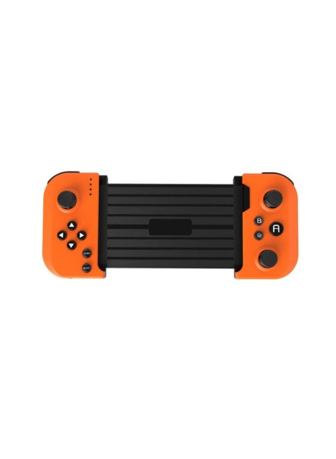 Adjustable Mobile Game Controller – Telescopic Design, Ergonomic Buttons, Compatible with Smartphones – Orange & Black  - Image 1