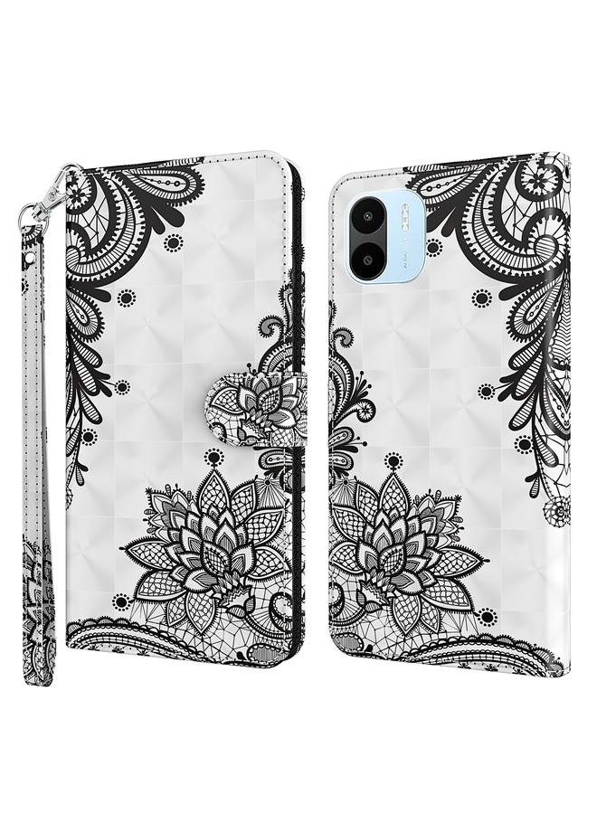 The Bros Case For Xiaomi Redmi A1 2022 3D Painting Pattern TPU + PU Phone Case