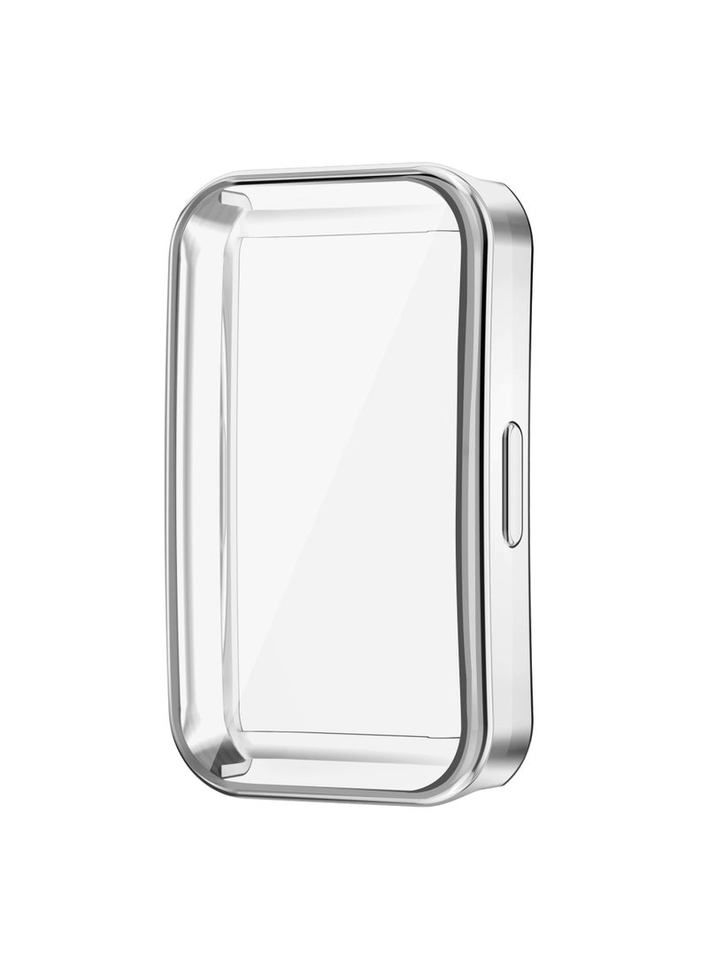 غطاء هواوي باند 8 ، غطاء حماية ناعم من مادة TPU لسوار هواوي 8 فضي - Image 2