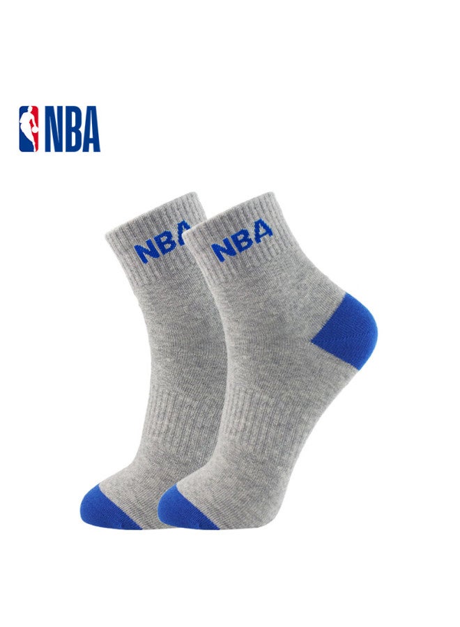 إن بي أيه جوارب NBA للرجال، منتصف الساق، جوارب صيفية عادية للأعمال والرياضة، جوارب كرة مريحة بدون لحام من قطن ممشط، 6 أزواج - Image 4