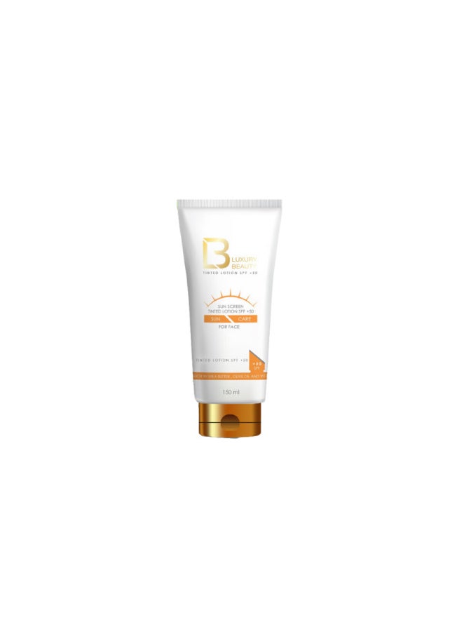 ماركة غير محددة - لوشن واقي شمس ملون من لاكشري بيوتي 150 مل SPF50 - Image 1